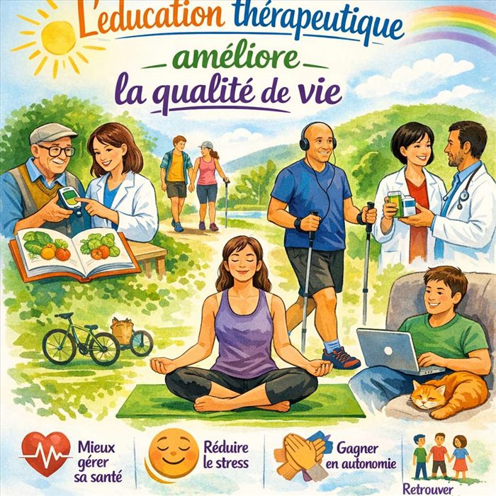Comment l'éducation thérapeutique améliore la qualité de vie ?