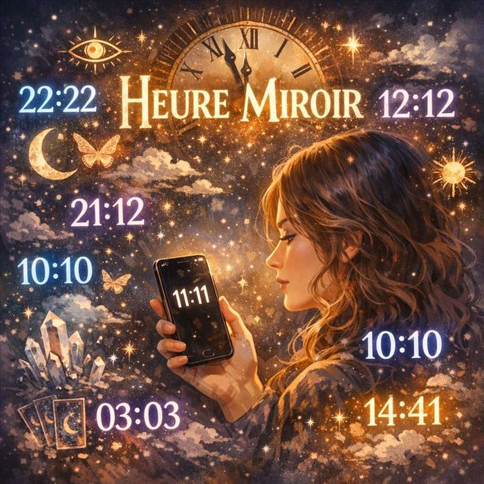 Je vois beaucoup d'heure miroir en ce moment