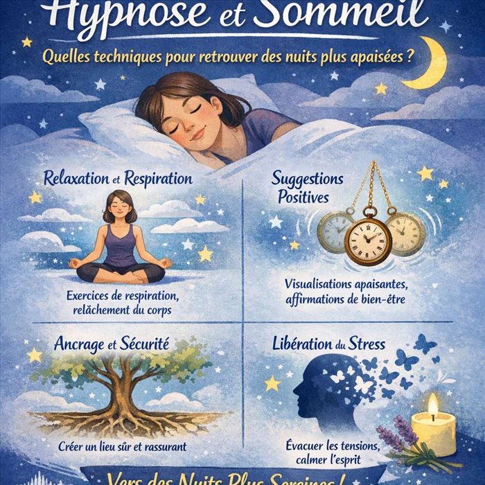 Quelles techniques d’hypnose pour mieux dormir chaque nuit ?